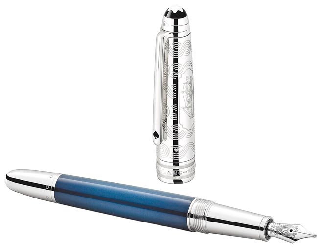 万宝龙大师杰作系列环游世界80天Doue Classique钢笔，4万3000元。（Montblanc提供）