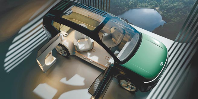 两张座椅可自由滑动、旋转。（Hyundai提供）