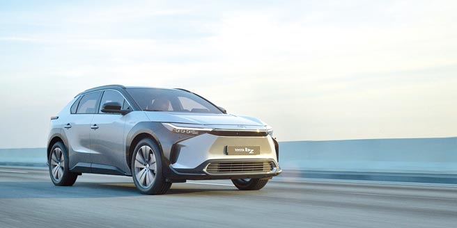 bZ4X是Toyota bZ系列第一款车，也是首度以BEV专用平台开发的车款。（TOYOTA提供）