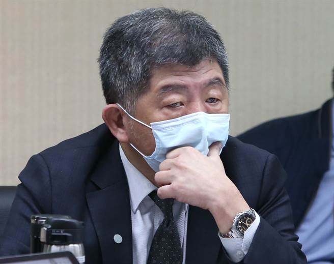 卫福部长陈时中（见图）22日出席立院卫环委员会会。（赵双杰摄）