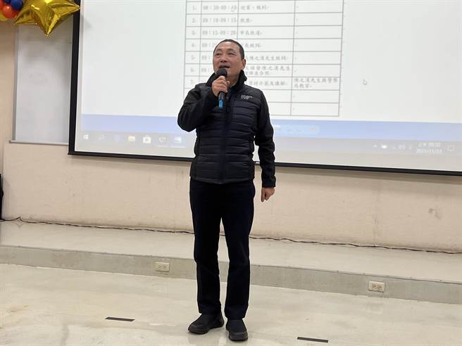 新北市长侯友宜重申，没有核安、没办法处理核废料，就没办法用核电。（王扬杰摄）