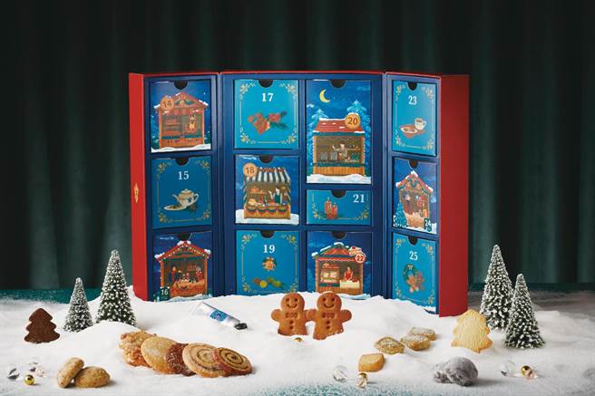 Aunt Stella诗特莉圣诞市集惊喜倒数月历，1280元。（Aunt Stella提供）