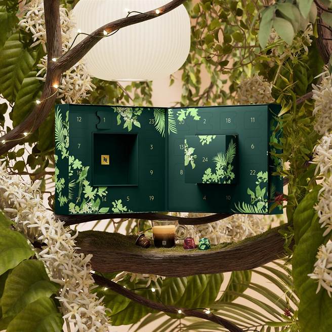 Nespresso「森林之心耶诞倒数月历」1280元。（Nespresso提供）