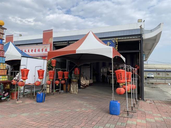 新北市长侯友宜父亲93岁过世，灵堂设于嘉义县朴子市立殡仪馆。（吕妍庭摄）