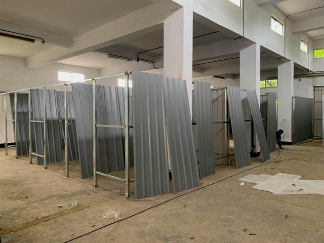 桃園市政府為航空城徵收戶建109間家具暫置倉儲，目前仍在施工中，預計12月初簽約、12月下旬即可將家具搬入。（桃園市政府地政局提供／陳夢茹桃園傳真）