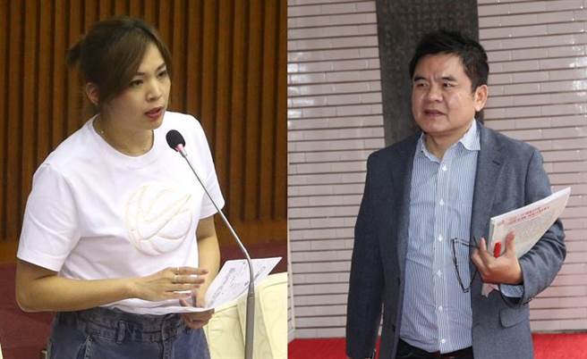 图为台北市议员锺沛君(左)、民进党立委庄瑞雄(右)。(合成图/资料照/赵双杰、姚志平摄)