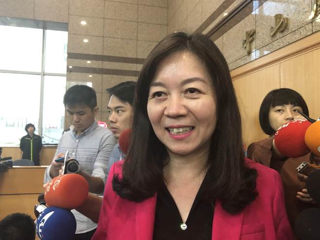 国民党海外中常委童惠珍。（赵婉淳摄）