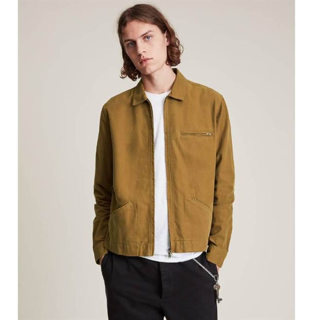 ALLSAINTSCURTIS JACKET外套，原价6700元、特价4690元，7折，在BREEZEONLINE输码再享折扣。（微风提供）
