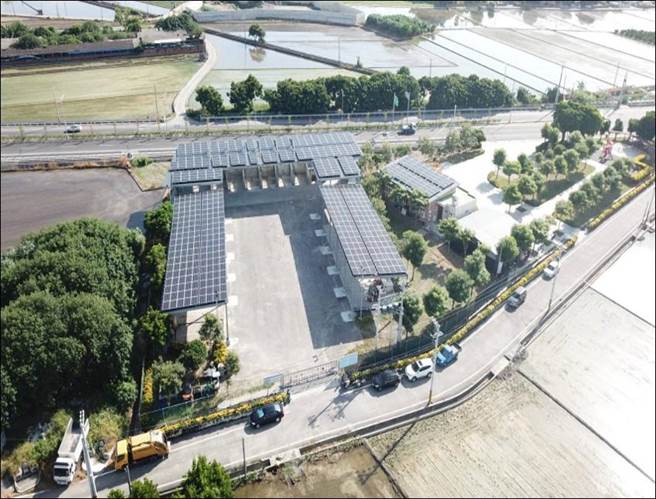 彰化縣埤頭鄉是縣內最窮困的鄉鎮之一，公所只能積極開源節流，每年清潔隊的資源回收物都拿去變賣，年年破百萬，也將停車場打造太陽能光電，除了省公帑還能賣電。（公所提供／吳建輝彰化傳真）