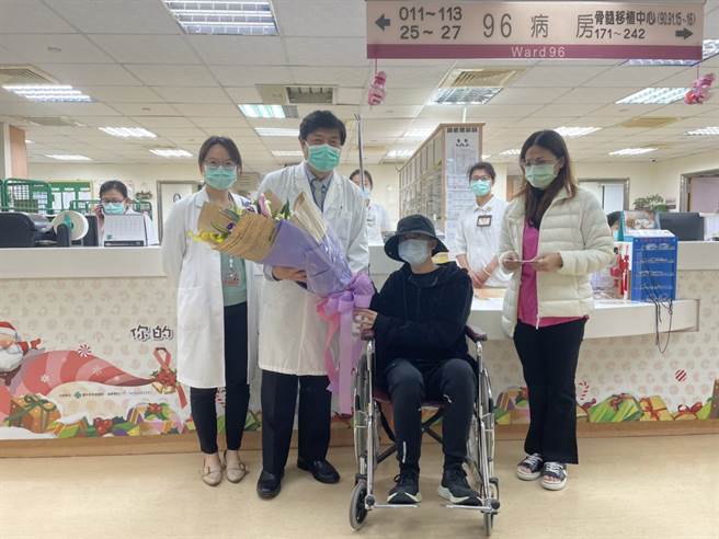 18歲宋姓男大生遭張男等3人持鋁棒圍毆，導致男顱底骨折、顱內出血，一度重度昏迷命危，25日上午在中榮醫療團隊的祝福下順利出院。（讀者提供／張妍溱台中傳真）