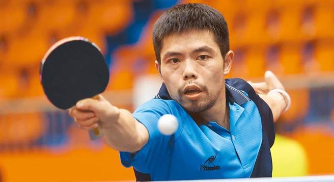 庄智渊在男单遭淘汰(新北全运会提供)