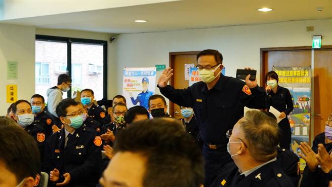 新庄警分局办理义警训练  阿仁哥勉励经验传承共维新北治安（新庄警提供／戴上容新北传真）