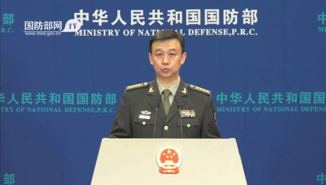 中国国防部新闻发言人吴谦。（中国国防部官网）