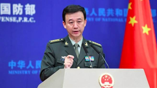 大陆国防部新闻发言人吴谦。（大陆国防部官网）