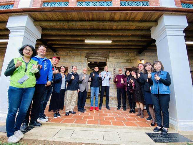 新北市立淡水古蹟博物馆于今（26日）举办「淡水木下静涯旧居」揭幕典礼。（淡水古蹟博物馆提供）