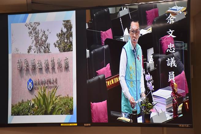 余文忠擔心竹南垃焚化爐的營運缺口無力處理。（謝明俊攝）