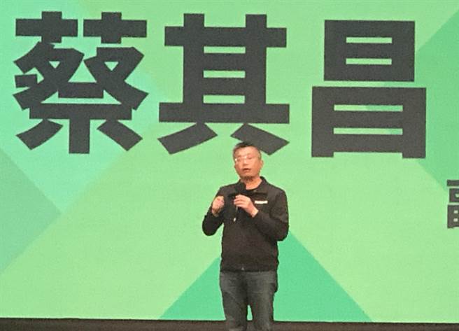 蔡其昌強調，台灣需要與全世界做朋友，四個不同意、台灣更美麗，四個不同意、台灣人好做事要投「不好」、不要投「四好」。（陳世宗攝）