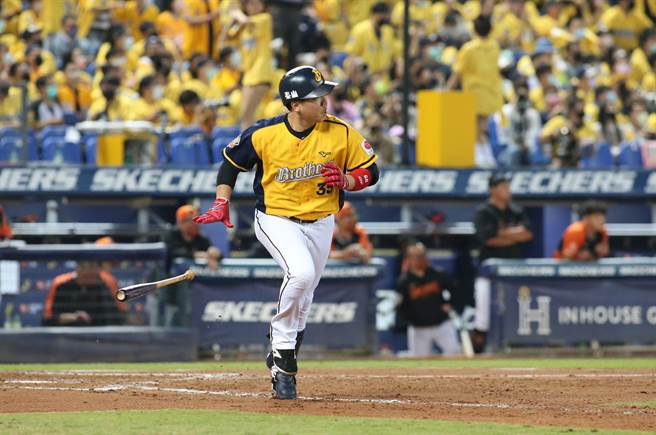 中信兄弟詹子賢。（黃國峰攝）