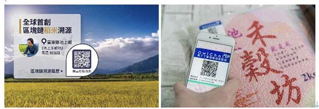 （全球首创区块链稻米溯源《池上禾谷坊》，近期准备进军澳洲。图／奥丁丁提供）