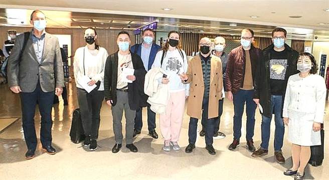 立陶宛國會議員訪台團上月抵台。（陳麒全攝）