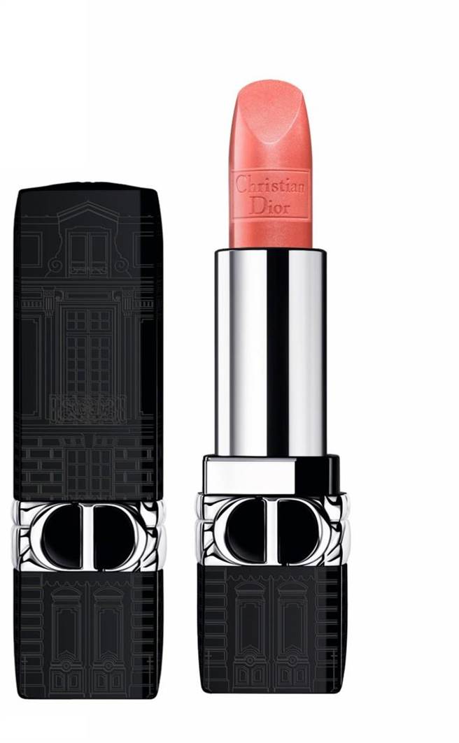 迪奧藍星唇膏 璀璨蒙田限量版 經典緞光 ＃466，1450元。（迪奧提供）