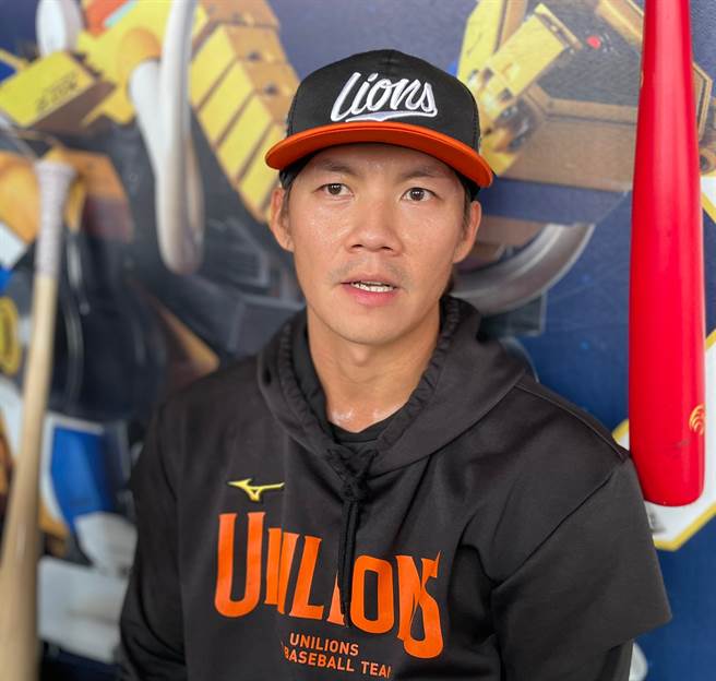 统一狮队罗国龙。（毛琬婷摄）