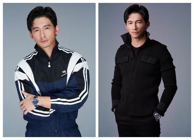 温升豪是雅典表的爱好者，帅气穿新装配戴新表。（JOJ PHOTO摄，服装提供／Balenciaga、Bottega Veneta）