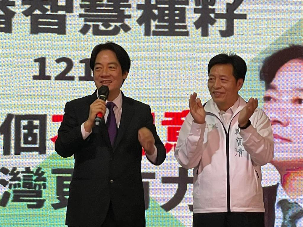 副總統賴清德赴桃園4大公投開講，強調4不同意助台灣國防、經濟發展。(呂筱蟬攝)