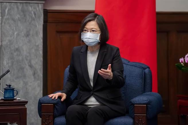 总统蔡英文。（图／总统府提供）