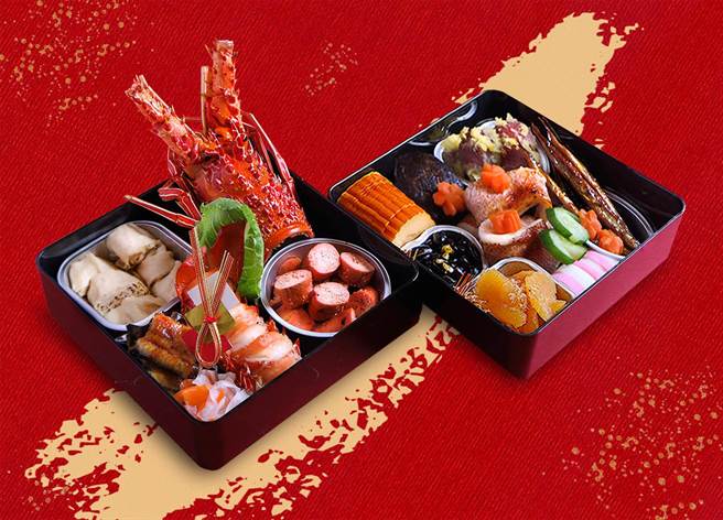 中山日本料理推出御節料理「日式重箱」（產品以實物為主）。（台北老爺酒店提供）
