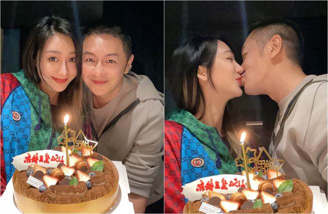 陈浩民、蒋丽莎结婚10年，夫妻相当恩爱。（图／取材自蒋丽莎加油微博）