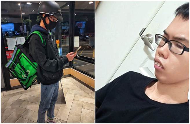 網紅鄧佳華離開連千毅團隊，轉換跑道當起外送員。（圖／鄧佳華臉書）