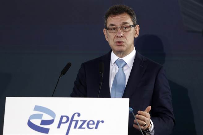 美国辉瑞大药厂（Pfizer Inc.）执行长博尔拉。(图／美联社)