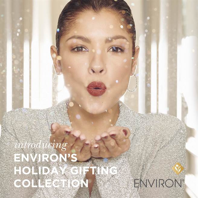  Model耶诞情境照 。(ENVIRON提供)