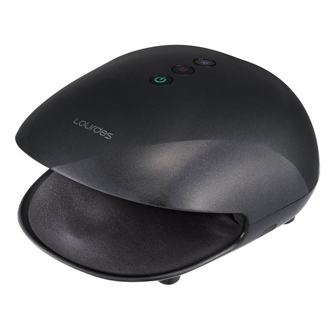 PChome 24h購物紓壓商品熱銷第4名的Lourdes煥采溫熱手部按摩器（升級版），12月15日前特價2999元，另全館滿額現領折價券。（PChome 24h購物提供）