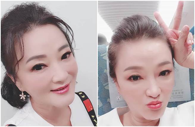 林秀芳近年工作量锐减，转换跑道在游览车上叫卖。（图／林秀芳脸书）