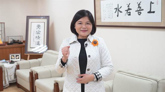 雲林縣長張麗善特地錄製祝賀影音。（中天新聞提供）