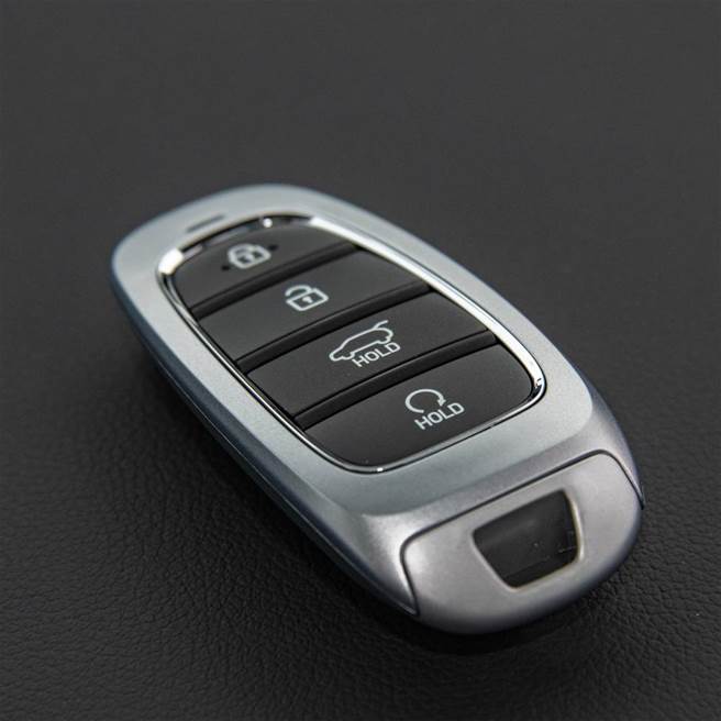 遥控器除了车锁功能，还可在10m范围内遥控发动引擎。（陈大任摄）