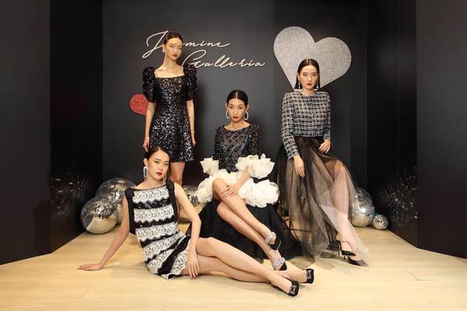 Jasmine Galleria 2022春夏礼服充满华丽感。（JASMINE GALLERIA提供）