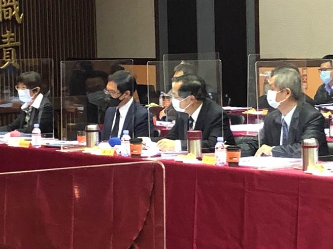 立法院財政委員會委員上午到審計部，考察審計部查核各機關辦理政策及業務宣導的預算執行情形成效。（趙婉淳攝）