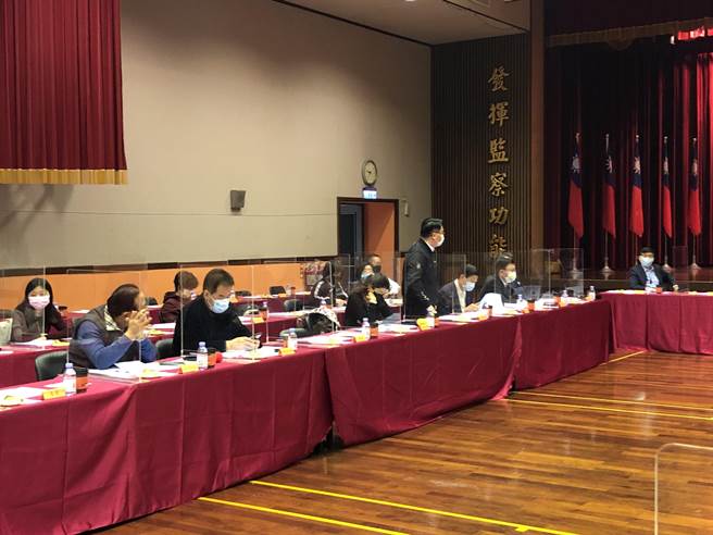 立法院財政委員會委員上午到審計部，考察審計部查核各機關辦理政策及業務宣導的預算執行情形成效。（趙婉淳攝）