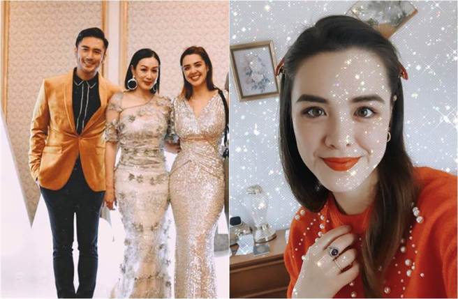 Yasmine继承锺丽缇的美貌与智慧，母女长相神复制。（图／取材自张敏钧Instagram）