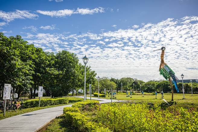 五股环保艺术新垃园。(图／新北市政府城乡发展局提供)