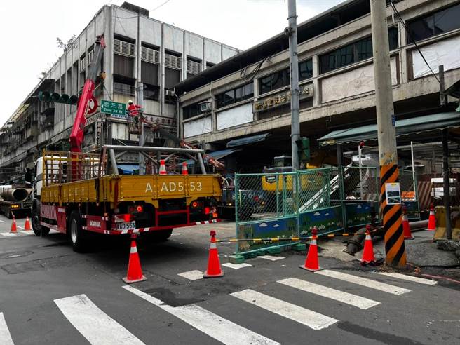 基隆市區忠二、三橋改建工程動工，預計明年11月完工。（基隆市議員童子瑋提供／陳彩玲基隆傳真）