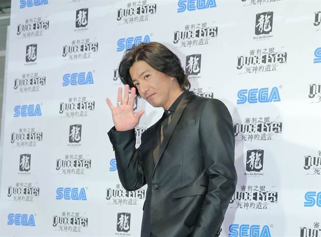 【图集】演员木村拓哉2日出席他主演SEGA Games PlayStation®4 游戏软体『审判之眼：死神的遗言』在台北君悦酒店举行的发售纪念活动。（资料照/卢祎祺摄）

