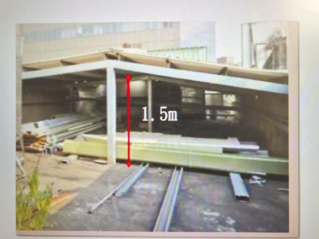 北市1日起起放宽斜屋顶至2.1公尺高。（北市建管处提供／杨亚璇台北传真）