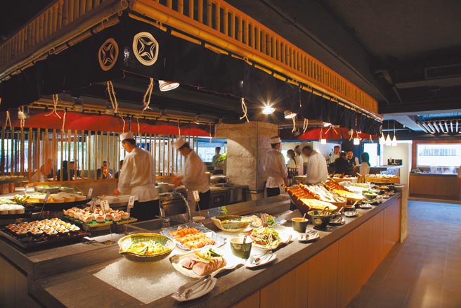 欣叶日本料理中山店店内景。（欣叶集团提供）