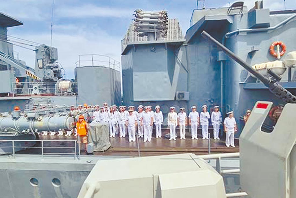 俄羅斯太平洋艦隊大型反潛驅逐艦「潘捷列耶夫海軍上將號」1日至3日參加東協在麻六甲海峽附近海域的演習，這是俄羅斯與東協國家首次舉行聯合軍演。（摘自俄羅斯國防部官網）
