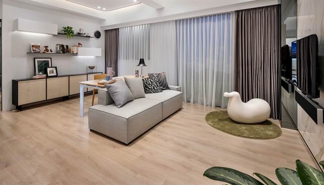 「映樂」公設與服務如同飯店規格，為首購族的理想美宅。（盧金足攝）