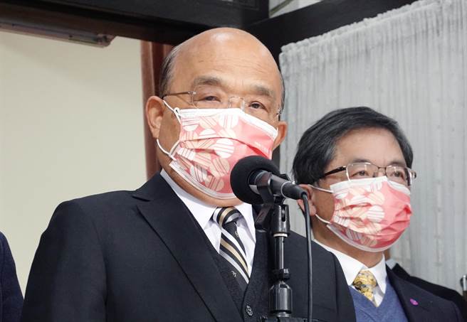 行政院长苏贞昌正面回应网军之乱，称「任何不法都要严查严办」。（姚志平摄）

